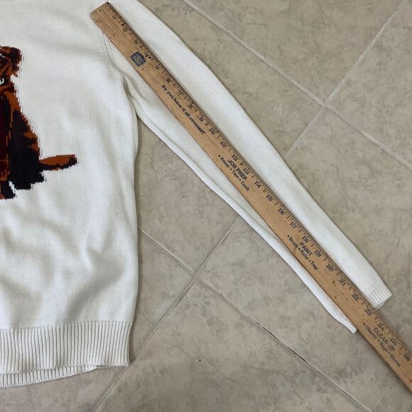 CREMIEUX sweater men's size XS Dog w scarf  Long sleeves cotton - Picture 9 of 13